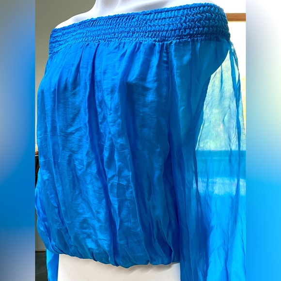 NWT Sofia Made in Italy Silk Blouse - Picture 1 of 8